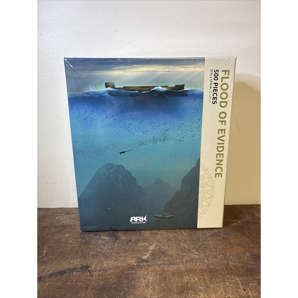 New Sealed Ark Encounter 500 Pc Puzzle Flood Of Evidence